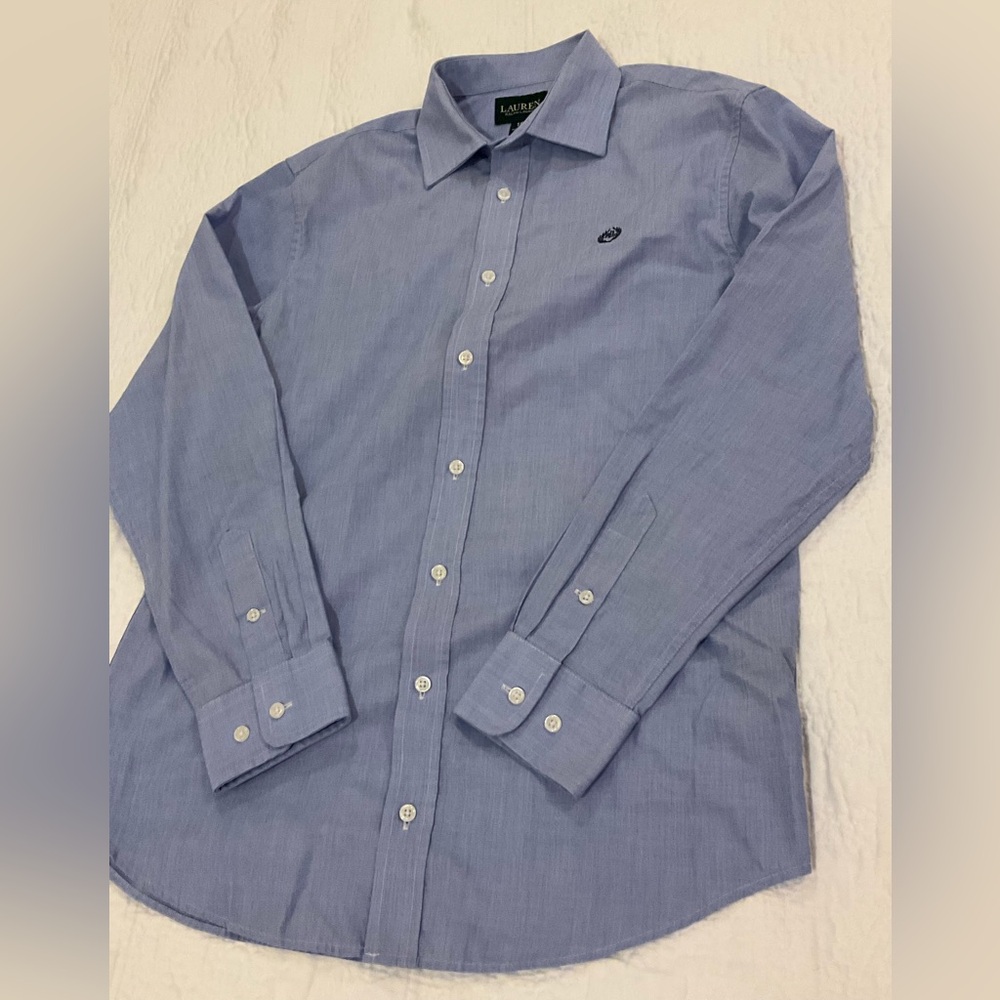 Ralph Lauren Men's Light Blue Dress Shirt
